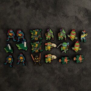 Ninja Turtle Shoe Charms Set